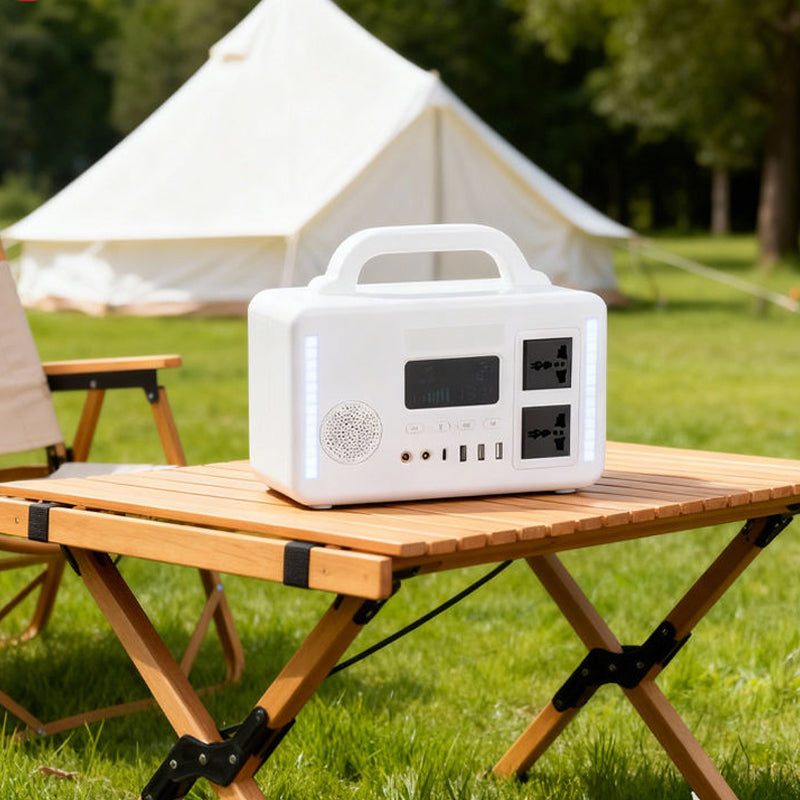 300W Portable Solar Electric Power Station Generator Bank with MPPT Controller Solar Panel for Home & Outdoor Energy Storage & Supply