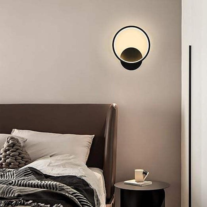 bedroom led lights on wall
