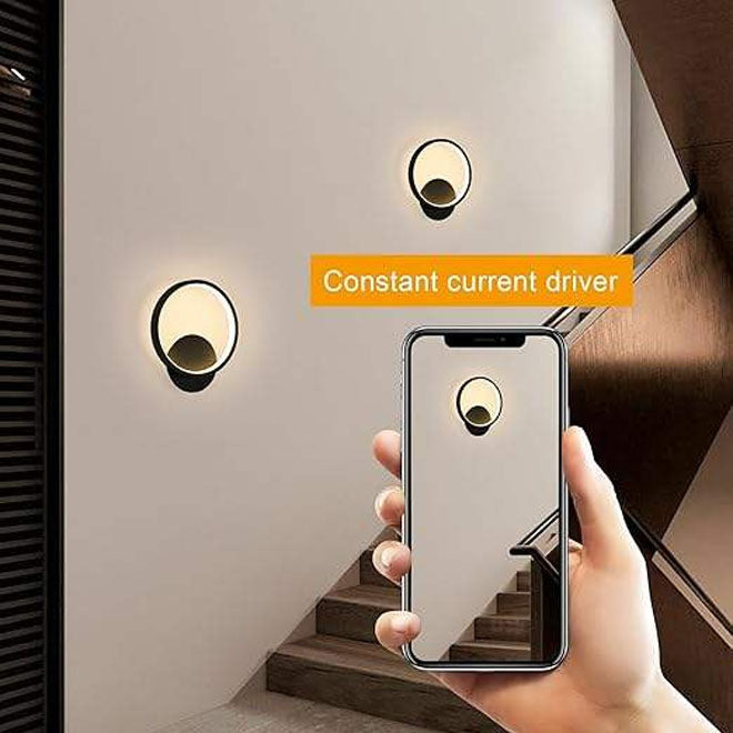 bedroom led lights on wall