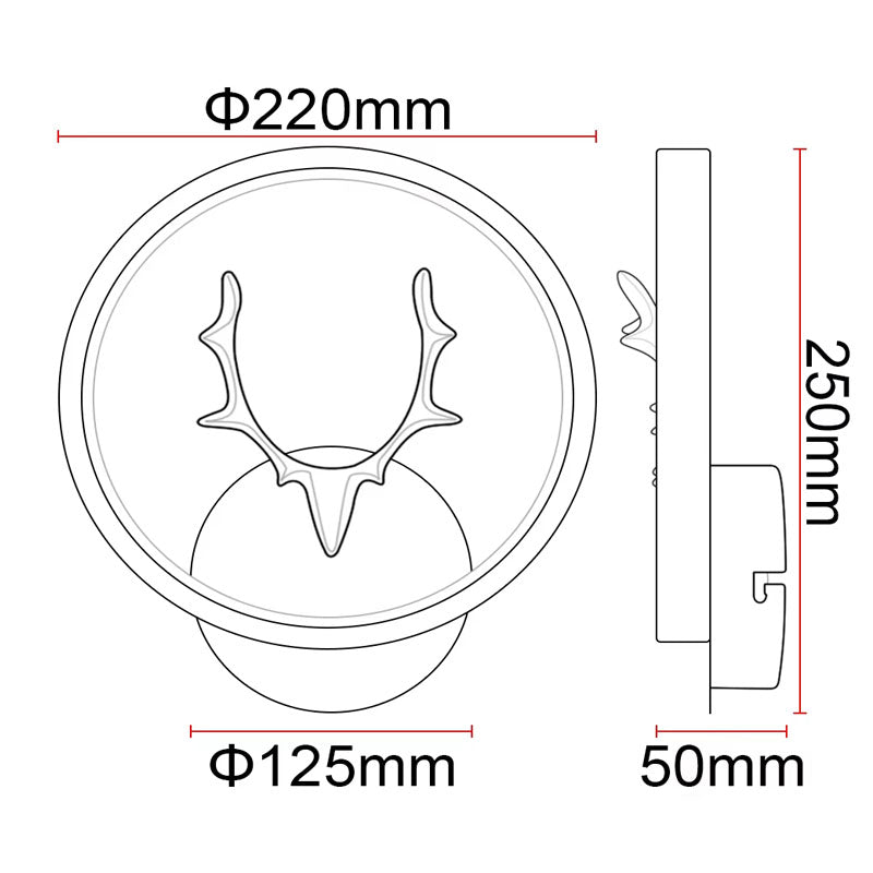 animal wall light