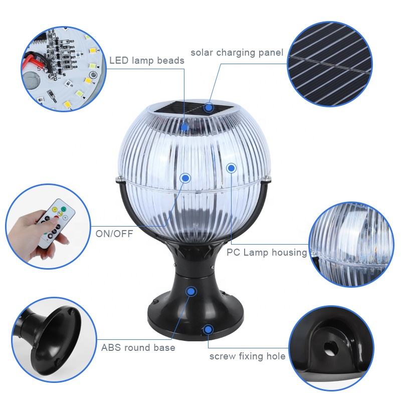 2024 Trending Solar Outdoor Pillar Lamp - Better - Light(HK Belisson) Lighting Co.,Ltd
