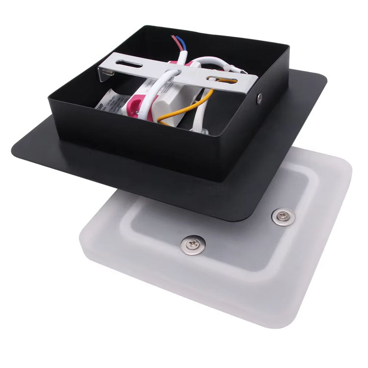 Emitting Colour Changeable by Switch wall mounted LED lamp
