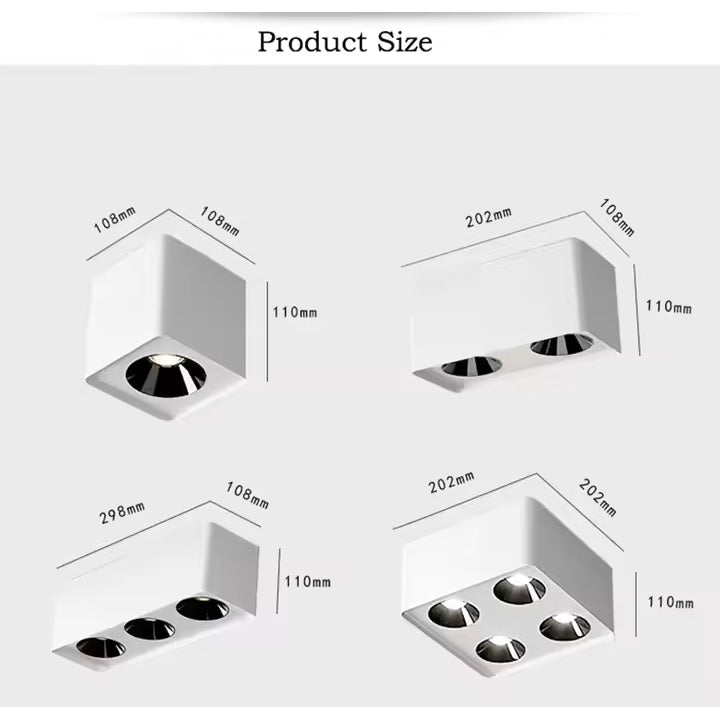 Foco LED empotrable para decoración del hogar