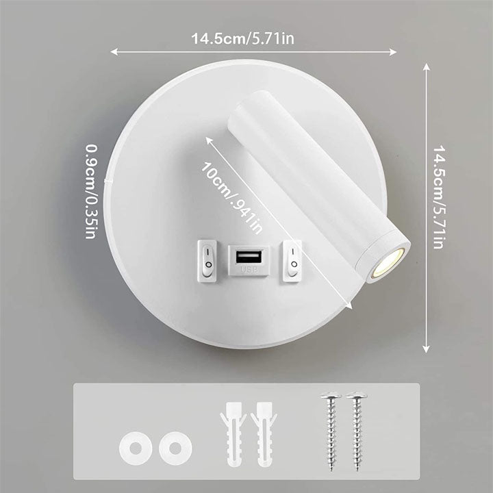 led lights on the wall