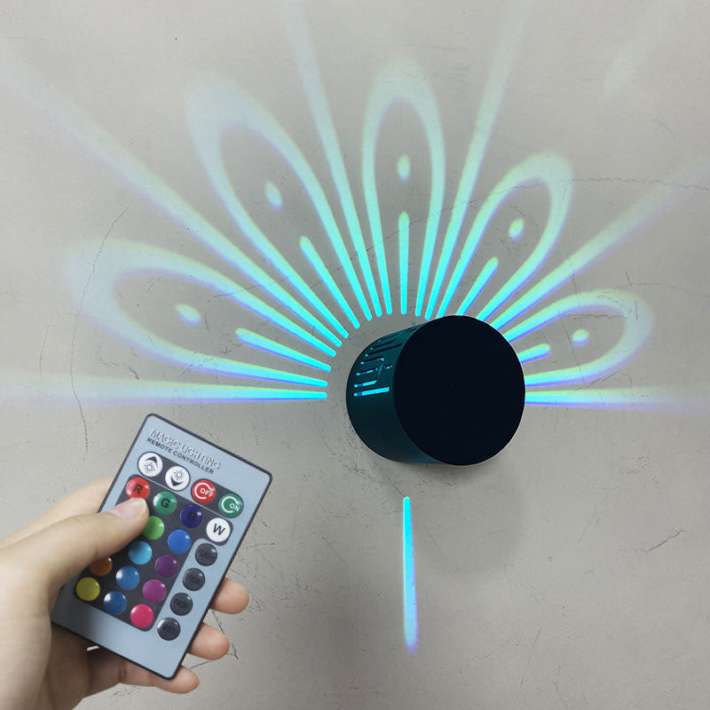 RGB Wall Mounted Lamp With Remote Controller