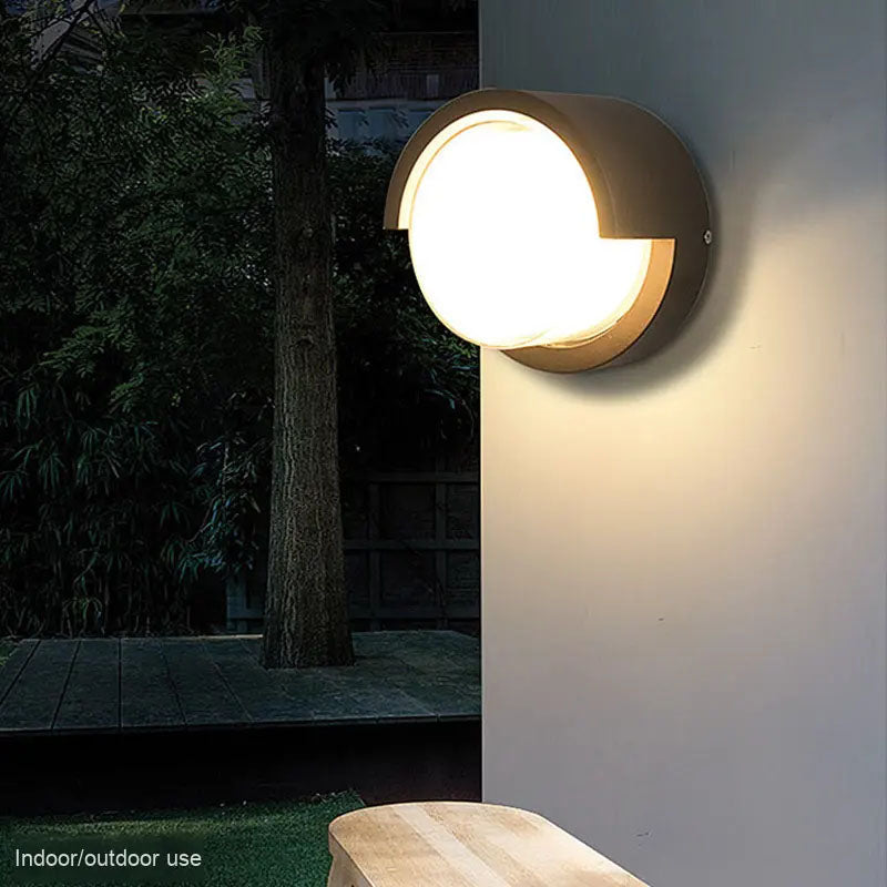 light fixtures on the wall