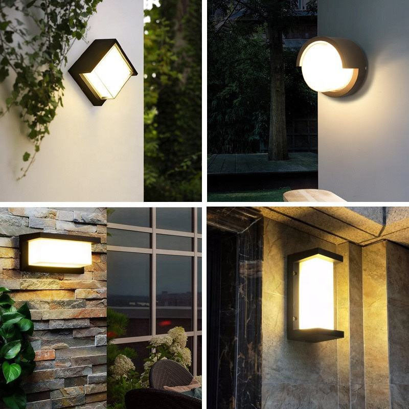 light fixtures on the wall