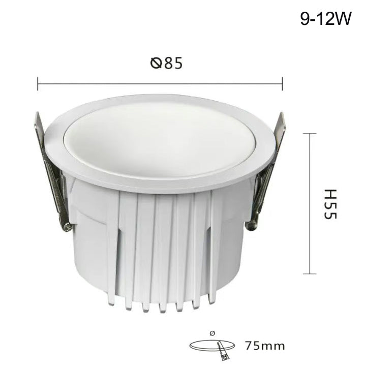 Anti - Glare Recessed Aluminum Shell 10W LED Downlight - Better - Light(HK Belisson) Lighting Co.,Ltd