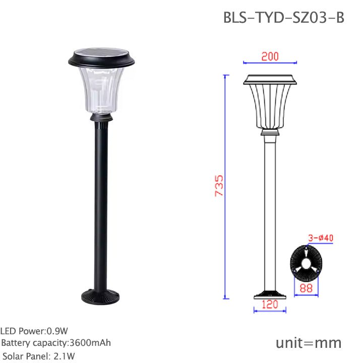 Bollard LED Lawn Lamp - Better - Light(HK Belisson) Lighting Co.,Ltd