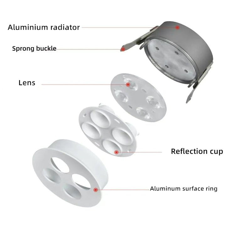 Commercial Residential Indoor Round Square Spotlight - Better - Light(HK Belisson) Lighting Co.,Ltd