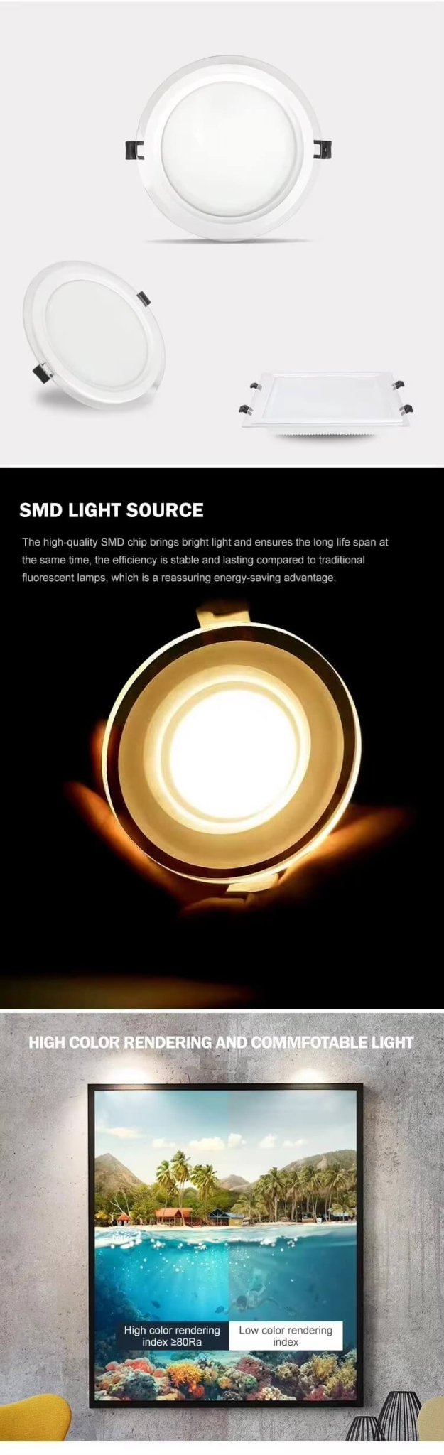 Glass LED Panel Light - Better - Light(HK Belisson) Lighting Co.,Ltd