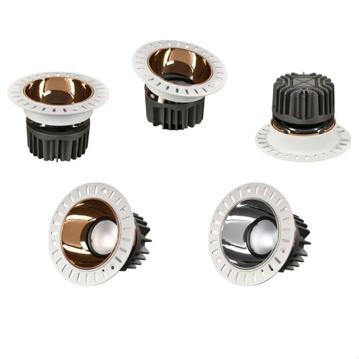 High CRI 90 Anti - Glare Adjustable Round Recessed Trimless Spot Lights - Better - Light(HK Belisson) Lighting Co.,Ltd