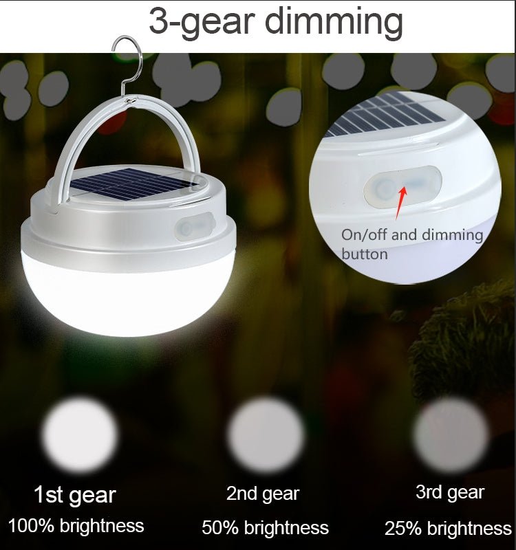 IP65 Waterproof Portable Solar Camping Light - Better - Light(HK Belisson) Lighting Co.,Ltd
