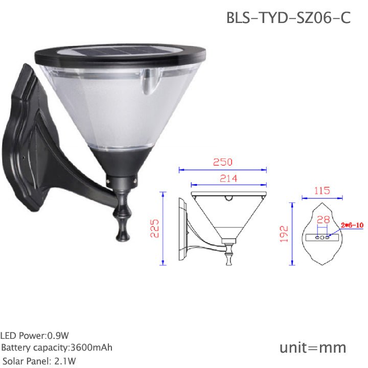 IP65 Waterproof Solar LED Fence Light - Better - Light(HK Belisson) Lighting Co.,Ltd