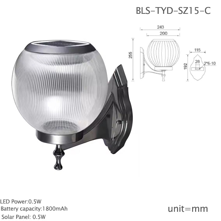 IP65 Waterproof Solar LED Fence Light - Better - Light(HK Belisson) Lighting Co.,Ltd