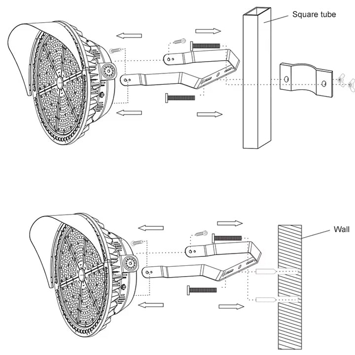 Ip66 Waterproof Round Type Outdoor Stadium Flood Football Lights - Better - Light(HK Belisson) Lighting Co.,Ltd
