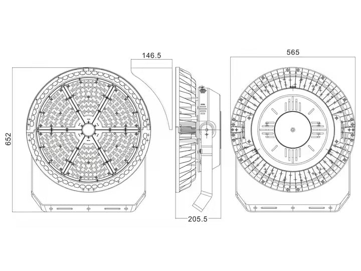 Ip66 Waterproof Round Type Outdoor Stadium Flood Football Lights - Better - Light(HK Belisson) Lighting Co.,Ltd