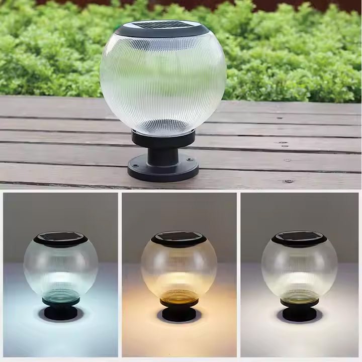 Outdoor Solar Column Light for Garden Fence Wall - Better - Light(HK Belisson) Lighting Co.,Ltd