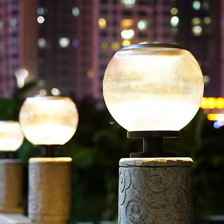 Outdoor Solar Column Light for Garden Fence Wall - Better - Light(HK Belisson) Lighting Co.,Ltd