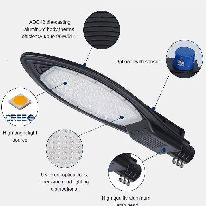 Photocell Sensor Parking Lots LED Street Light for Road Project - Better - Light(HK Belisson) Lighting Co.,Ltd