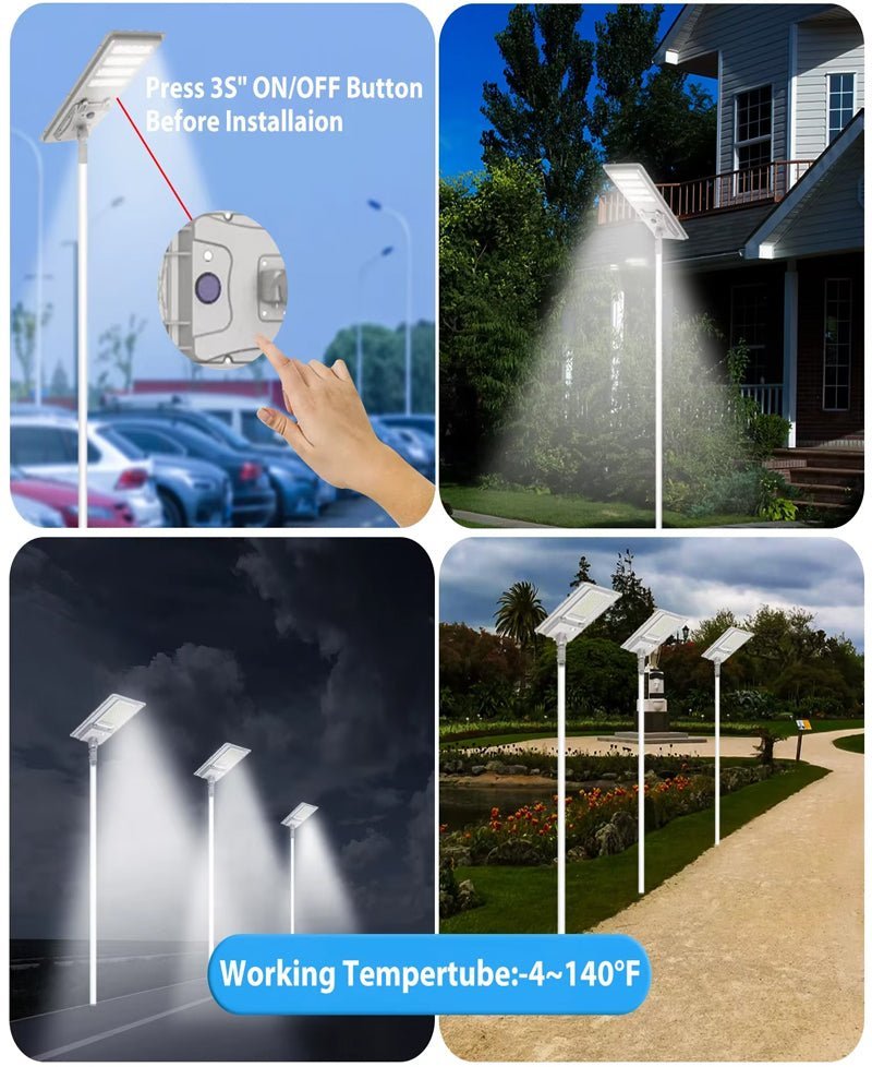 Projector Outdoor Solar Street Light - Better - Light(HK Belisson) Lighting Co.,Ltd