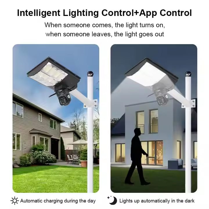 Solar Power Supply Led Street Light Lamp With CCTV Camera - Better - Light(HK Belisson) Lighting Co.,Ltd