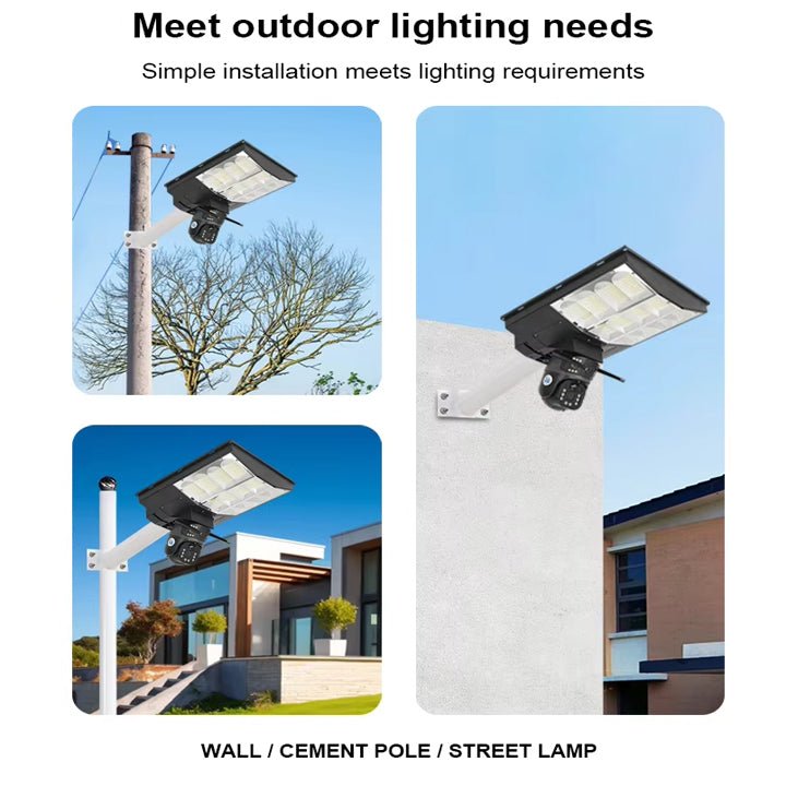 Solar Power Supply Led Street Light Lamp With CCTV Camera - Better - Light(HK Belisson) Lighting Co.,Ltd