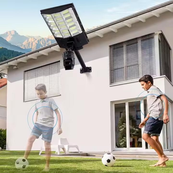 Solar Power Supply Led Street Light Lamp With CCTV Camera - Better - Light(HK Belisson) Lighting Co.,Ltd
