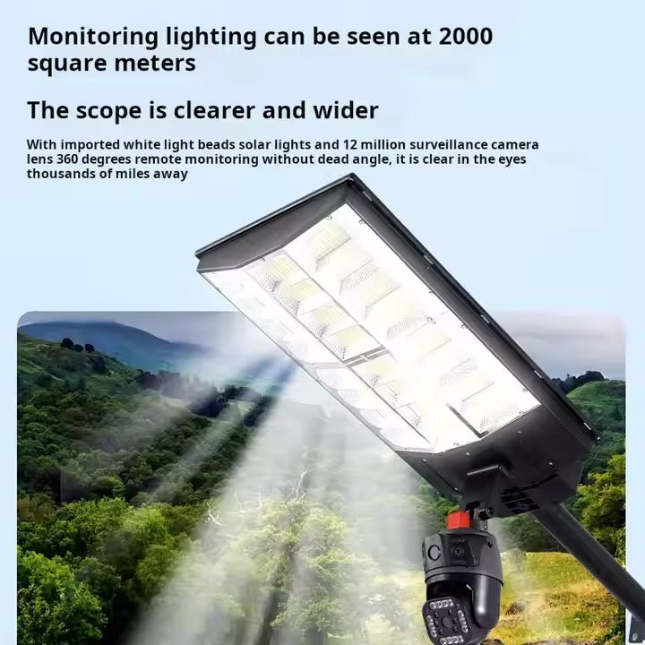 Solar Power Supply Led Street Light Lamp With CCTV Camera - Better - Light(HK Belisson) Lighting Co.,Ltd