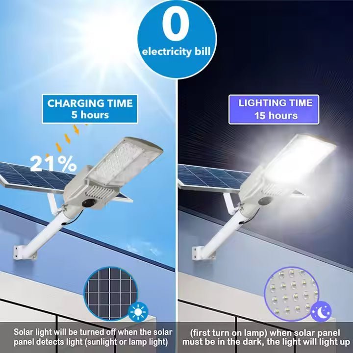 Super Brightness Aluminum IP65 Solar Street Light With Motion Sensor - Better - Light(HK Belisson) Lighting Co.,Ltd