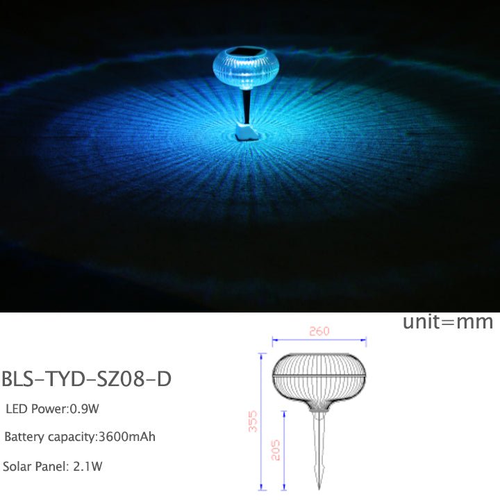 Waterproof Solar LED Spike Lamp - Better - Light(HK Belisson) Lighting Co.,Ltd
