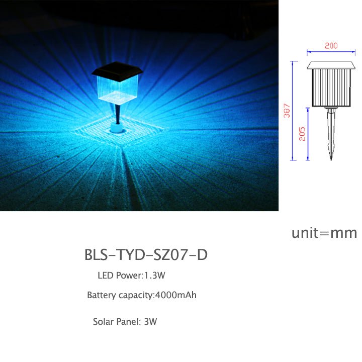 Waterproof Solar LED Spike Lamp - Better - Light(HK Belisson) Lighting Co.,Ltd
