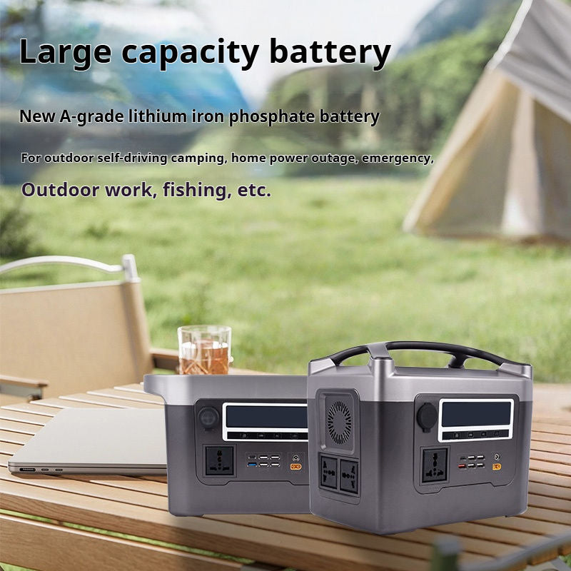 Portable Large-capacity 1500W 2500W MPPT Outdoor Power LiFePO4 Solar Generator Household Emergency Energy Storage