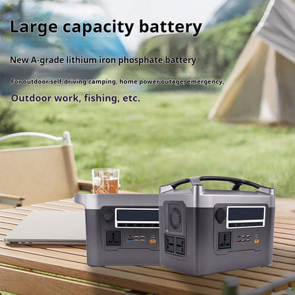 Portable Large-capacity 1500W 2500W MPPT Outdoor Power LiFePO4 Solar Generator Household Emergency Energy Storage