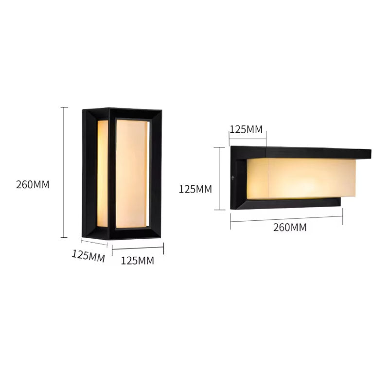 outdoor wall light waterproof