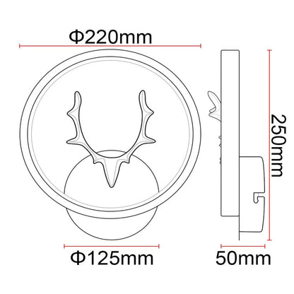 animal wall light