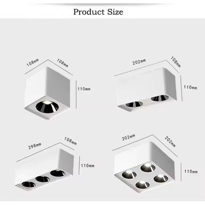Foco LED empotrable para decoración del hogar