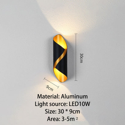 led outdoor wall light
