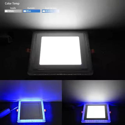 3W+3W Multi color LED Panel Light - Better - Light(HK Belisson) Lighting Co.,Ltd