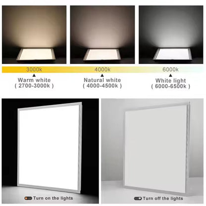 5 Pack 2x2 595*595MM 40W 6500K Emitting Color LED Flat Panel Light - Better - Light(HK Belisson) Lighting Co.,Ltd