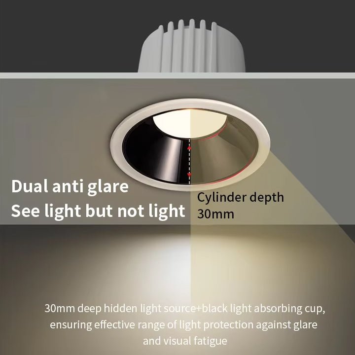 Anti - Glare Recessed Aluminum Shell 10W LED Downlight - Better - Light(HK Belisson) Lighting Co.,Ltd