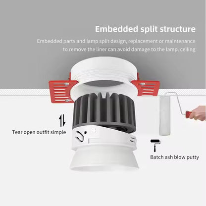 Anti Glare Recessed Trimless Downlight - Better - Light(HK Belisson) Lighting Co.,Ltd