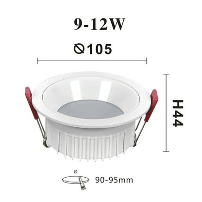 Anti Glare SMD Round Embedded Downlights - Better - Light(HK Belisson) Lighting Co.,Ltd