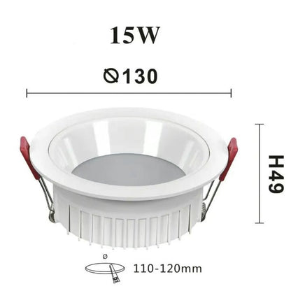 Anti Glare SMD Round Embedded Downlights - Better - Light(HK Belisson) Lighting Co.,Ltd