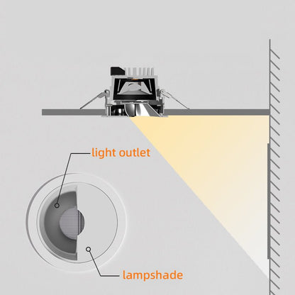Factory Price Polarized LED Recessed Downlight - Better - Light(HK Belisson) Lighting Co.,Ltd