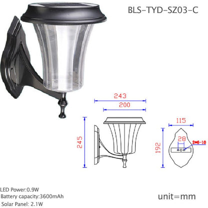 IP65 Waterproof Solar LED Fence Light - Better - Light(HK Belisson) Lighting Co.,Ltd