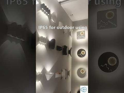 Lámpara de pared nórdica de aluminio para decoración del hogar y la sala de estar del hotel