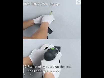 Luz de pared LED impermeable de 6 W con ángulo de haz ajustable