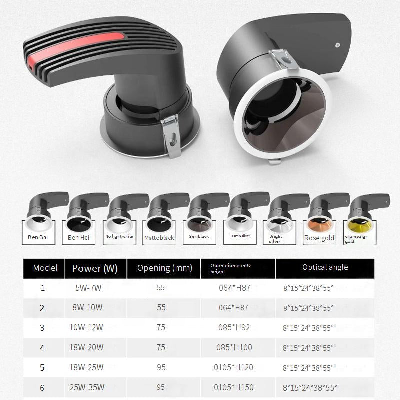 Recessed Ceiling Spot Light for Wall - Better - Light(HK Belisson) Lighting Co.,Ltd
