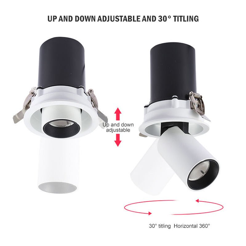 Retractable Ceiling Recessed Aluminum LED Spotlights - Better - Light(HK Belisson) Lighting Co.,Ltd